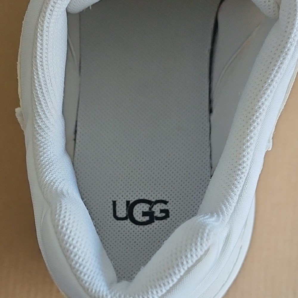 UGG CA805 Women's White/Cream Zip Sneakers - Picture 6 of 16